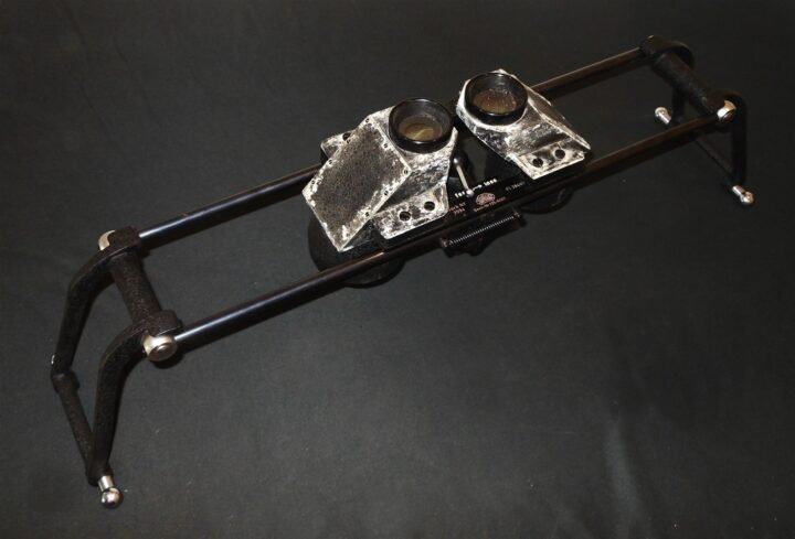 WW2 German Luftwaffe Brückenraumglas – RECONAISSANCE PHOTO STEREO VIEWER – NICE! — image 4