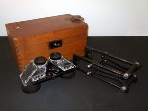 WW2 German Luftwaffe Brückenraumglas – RECONAISSANCE PHOTO STEREO VIEWER – …