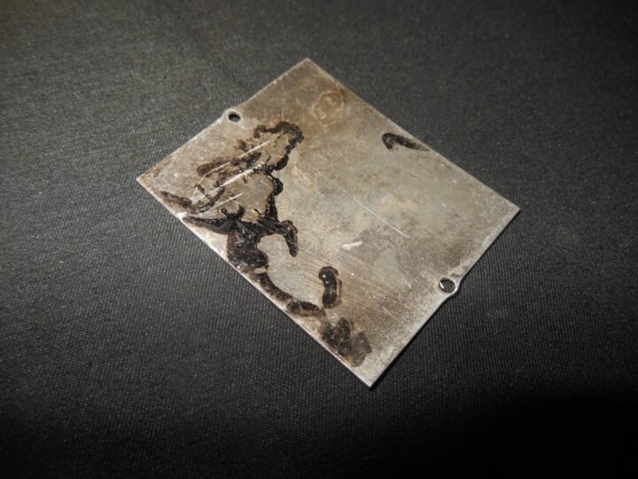 WW2 USAAF Army Aircraft – MAIN PART ACCEPTANCE DATA PLATE – B-25 Mitchell – NICE — image 3