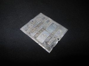 WW2 USAAF Army Aircraft – MAIN PART ACCEPTANCE DATA PLATE …