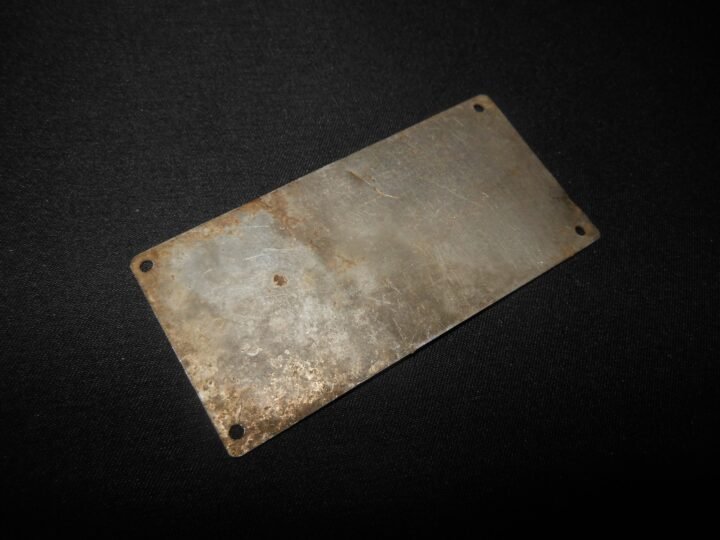 WW2 German Luftwaffe Aircraft Typenschild – MAIN DATA PLATE – Ju188 D-2 – NICE! — image 3