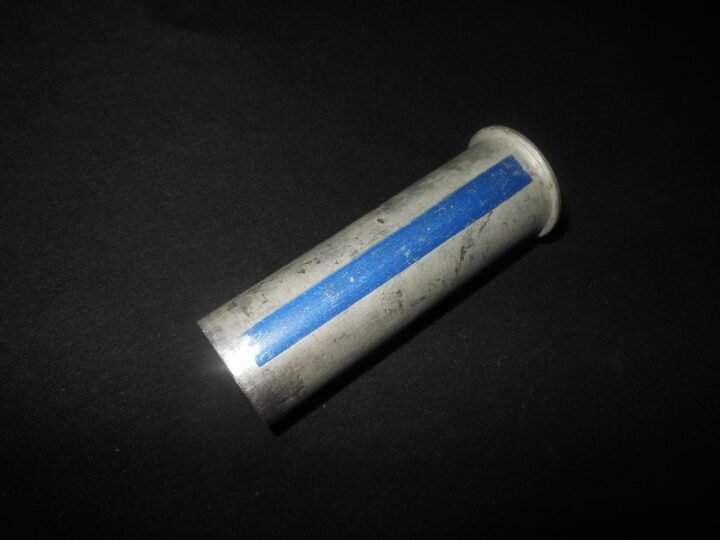 WW2 German Wehrmacht – BLUE SMOKE SIGNAL FLARE CARTRIDGE – UNFIRED – VERY NICE! — image 2