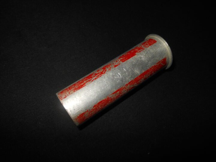 WW2 German Wehrmacht – RED SMOKE SIGNAL FLARE CARTRIDGE – UNFIRED – VERY NICE! — image 2