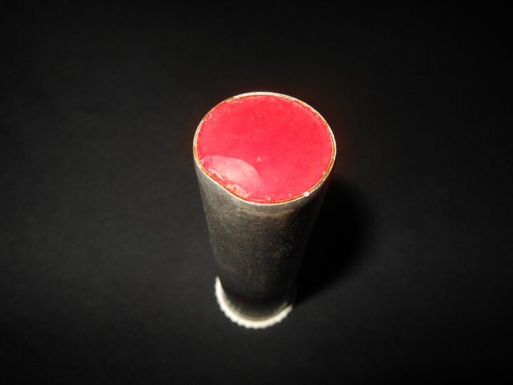 WW2 German Wehrmacht – RED SIGNAL FLARE CARTRIDGE #3 – UNFIRED – VERY NICE! — image 4