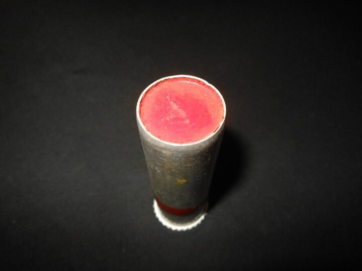 WW2 German Wehrmacht – RED SIGNAL FLARE CARTRIDGE – UNFIRED – VERY NICE! — image 4