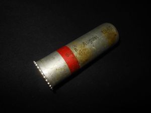 WW2 German Wehrmacht – RED SIGNAL FLARE CARTRIDGE – UNFIRED …