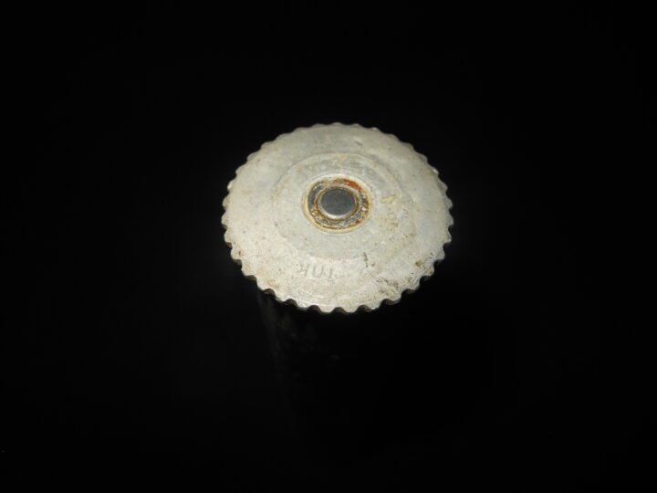 WW2 German Wehrmacht Fallschirmpatrone – RED SIGNAL FLARE CARTRIDGE – PARACHUTE – UNFIRED – NICE! — image 3