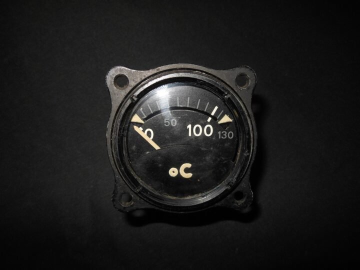 WW2 German Luftwaffe Temp-Anzeiger – TEMPERATURE GAUGE – Me109 Fw190 Ju87 — image 2