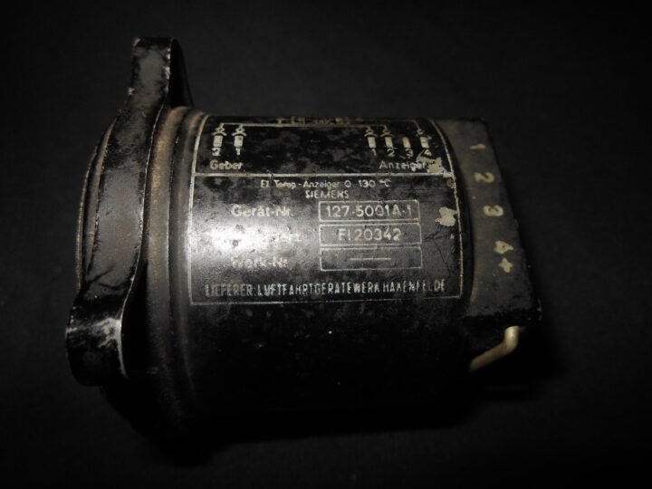 WW2 German Luftwaffe Temp-Anzeiger – TEMPERATURE GAUGE – Me109 Fw190 Ju87 — image 6