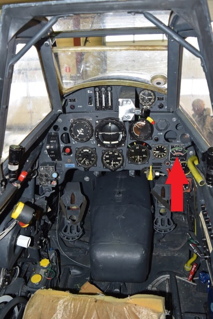 WW2 German Luftwaffe Temp-Anzeiger – TEMPERATURE GAUGE – Me109 Fw190 Ju87 — image 7