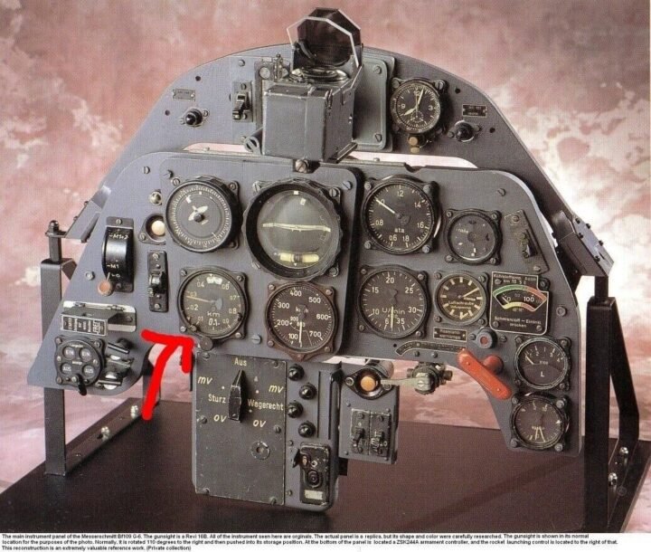 WW2 German Luftwaffe Aircraft Höhenmesser – ALTIMETER – Me109 Fw190 Ju87 – NICE! — image 9