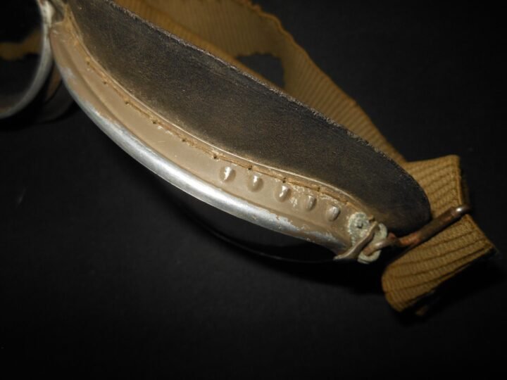 WW2 German Luftwaffe – WAGENER MODEL 306 PILOT GOGGLES – LATE – NICE! — image 10