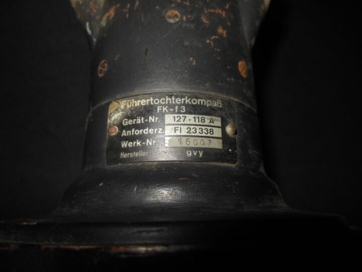 WW2 German Luftwaffe Führertochterkompass – NAVIGATIONAL COMPASS – Fw190 Me110 — image 10