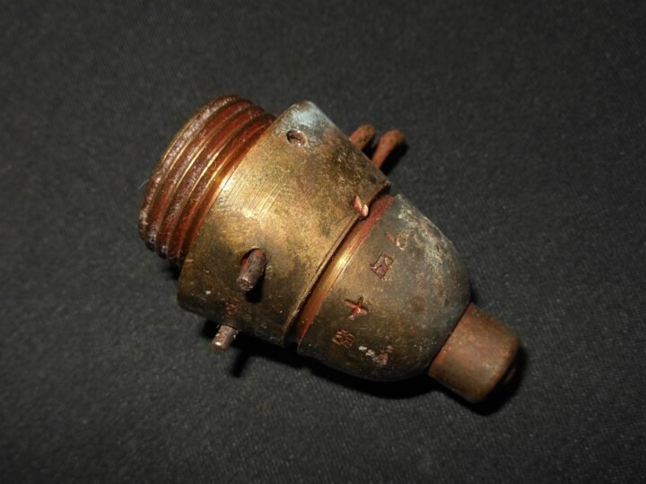 WW2 Imperial Japanese Army – TYPE 89 BRASS KNEE MORTAR FUSE #1 – VERY NICE! — image 3