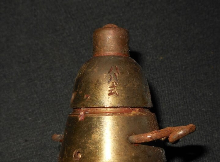 WW2 Imperial Japanese Army – TYPE 89 BRASS KNEE MORTAR FUSE #1 – VERY NICE! — image 4