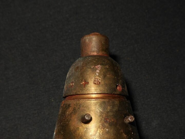 WW2 Imperial Japanese Army – TYPE 89 BRASS KNEE MORTAR FUSE #1 – VERY NICE! — image 5