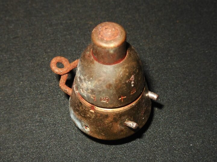 WW2 Imperial Japanese Army – TYPE 89 BRASS KNEE MORTAR FUSE #1 – VERY NICE! — image 7