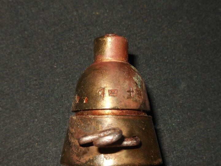 WW2 Imperial Japanese Army – TYPE 89 BRASS KNEE MORTAR FUSE #2 – VERY NICE! — image 4