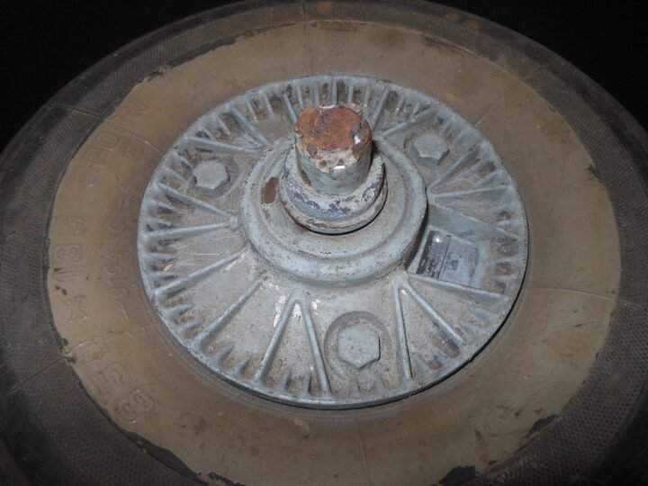 WW2 German Luftwaffe Aircraft – TAIL WHEEL & TIRE – Me109 G/K Ju87 – VERY NICE! — image 10