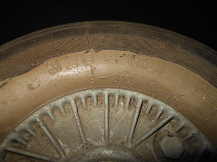 WW2 German Luftwaffe Aircraft – TAIL WHEEL & TIRE – Me109 G/K Ju87 – VERY NICE! — image 12