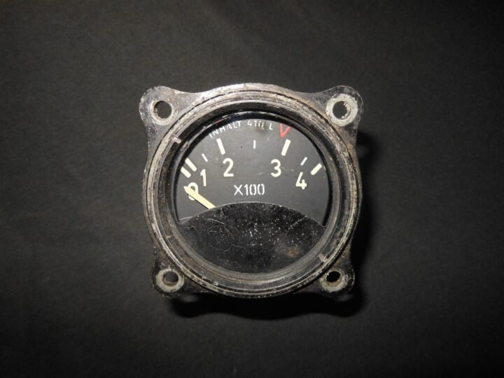 WW2 German Luftwaffe Aircraft Vorratsanzeiger – FUEL GAUGE – Me109 – VERY NICE! — image 2