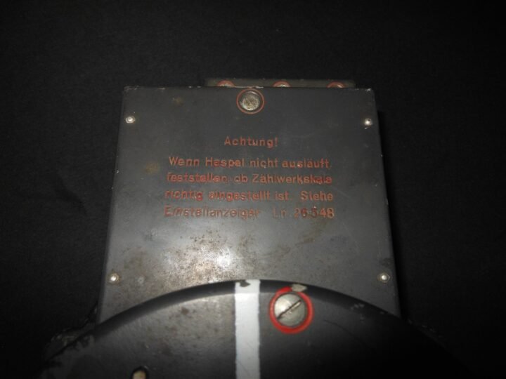 WW2 German Luftwaffe AH10 Antennenhaspel – TRAILING ANTENNA – Me110 Ju88 – RARE! — image 6