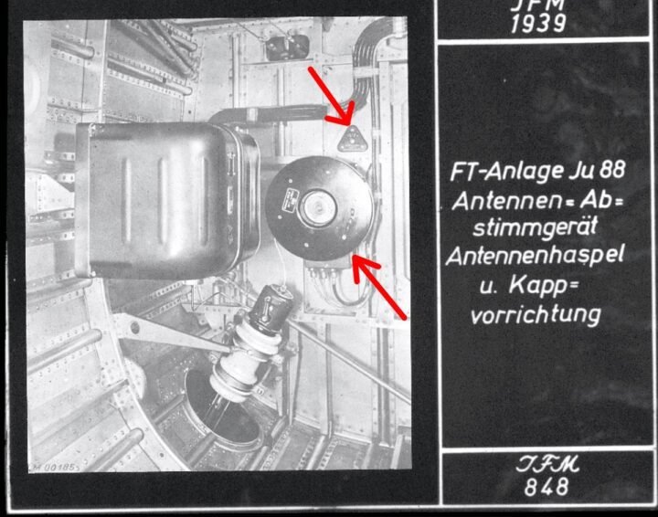 WW2 German Luftwaffe AH10 Antennenhaspel – TRAILING ANTENNA – Me110 Ju88 – RARE! — image 9