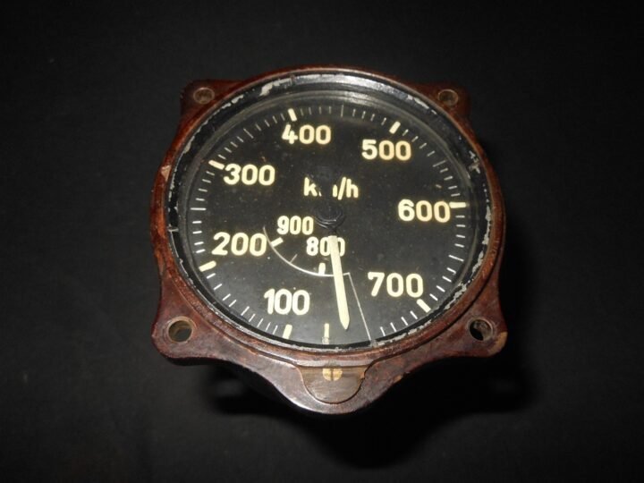 WW2 German Luftwaffe Fahrtmesser – AIRSPEED INDICATOR – Fw190 Me109 – VERY NICE! — image 2