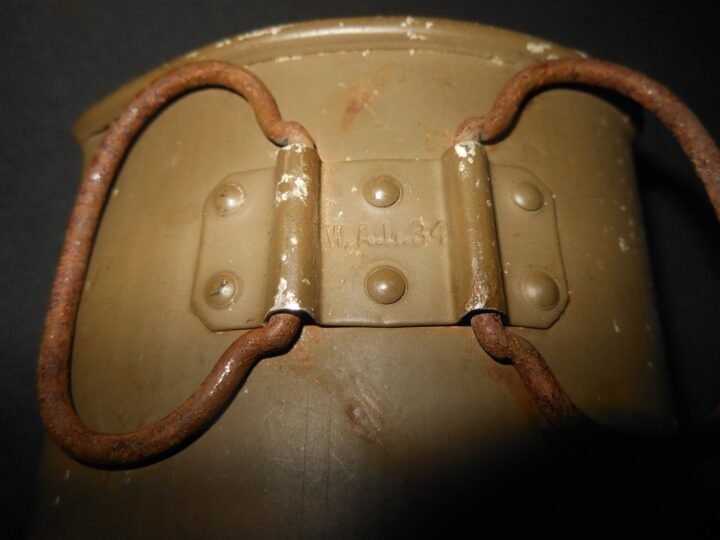 WW2 German Wehrmacht Trinkbecher für Feldflasche – M31 CANTEEN CUP – EARLY! — image 5