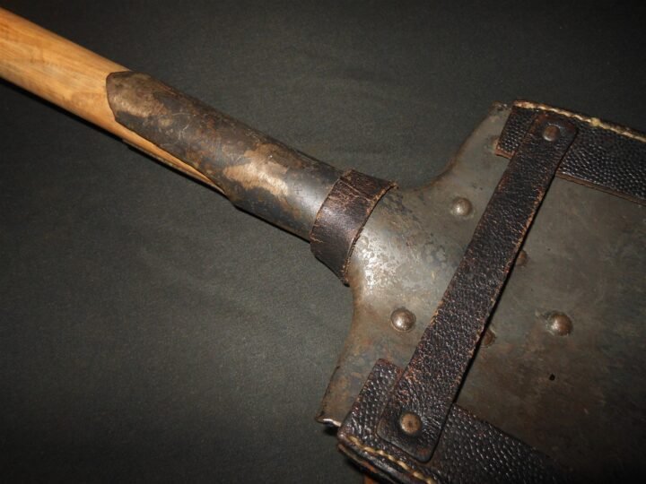 WW1 Imperial Austro-Hungarian Army – SHOVEL / ENTRENCHING TOOL & CARRIER – NICE! — image 7