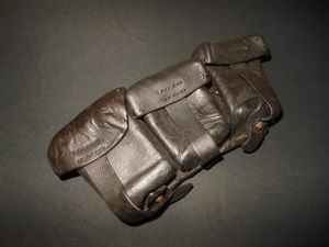 WW1 Imperial Prussian Army – GEW98 LEATHER AMMUNITION POUCH – …