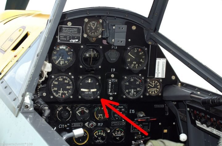 WW2 German Luftwaffe Wendezeiger – TURN & BANK INDICATOR – Me109 Ju87 Me110 — image 9