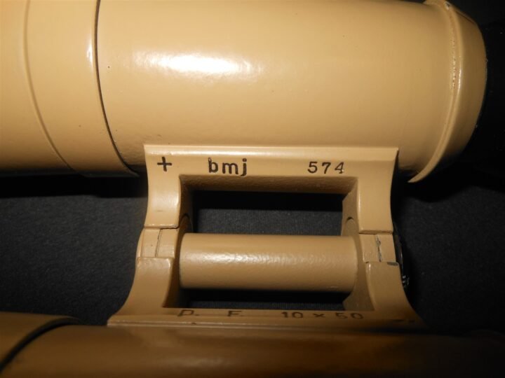 WW2 German Wehrmancht Hensoldt – 10×50 PANZER ROOF PRISM BINOCULARS – PERFECT! — image 9