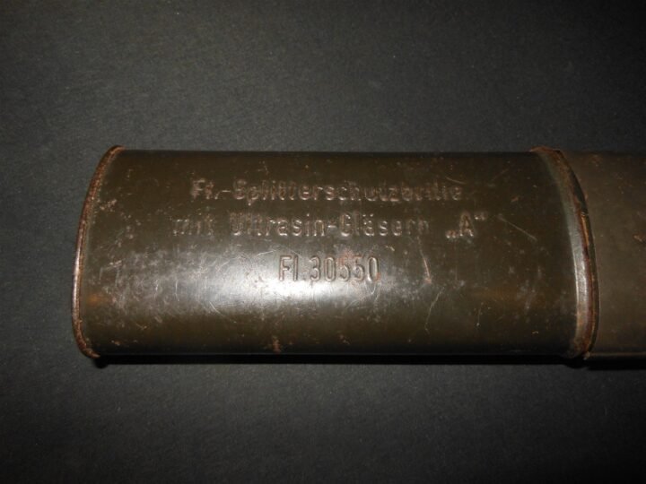 WW2 German Luftwaffe Nitsche u. Gunther – SPLINTER-PROOF PILOT GOGGLES – NOS! — image 17