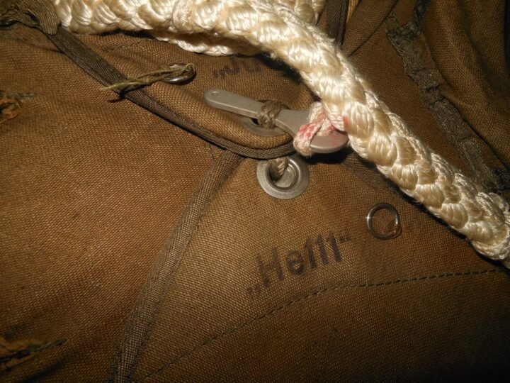 WW2 German Luftwaffe Fallschirmjager – RZ20 PARATROOPER PARACHUTE – AMAZING! — image 12