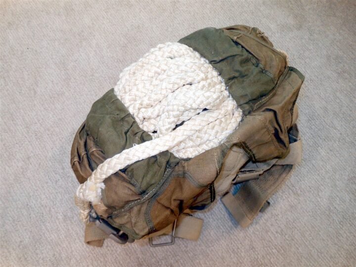 WW2 German Luftwaffe Fallschirmjager – RZ20 PARATROOPER PARACHUTE – AMAZING! — image 7