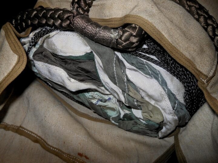 WW2 German Luftwaffe Lastenfallschirm – CARGO PARACHUTE TYPE B – COMPLETE! — image 8