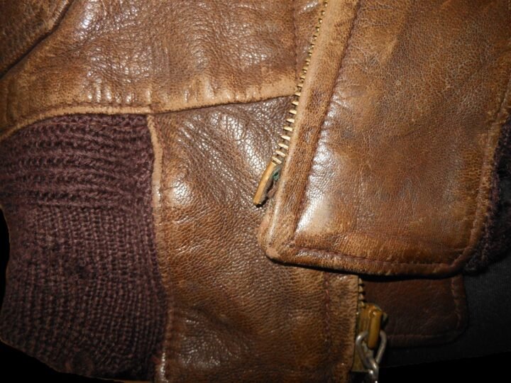 WW2 US NAVY – AN-J-3A LEATHER PILOT FLIGHT JACKET – MONARCH – NAMED – VERY NICE! — image 13