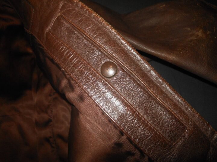 WW2 US NAVY – AN-J-3A LEATHER PILOT FLIGHT JACKET – MONARCH – NAMED – VERY NICE! — image 17