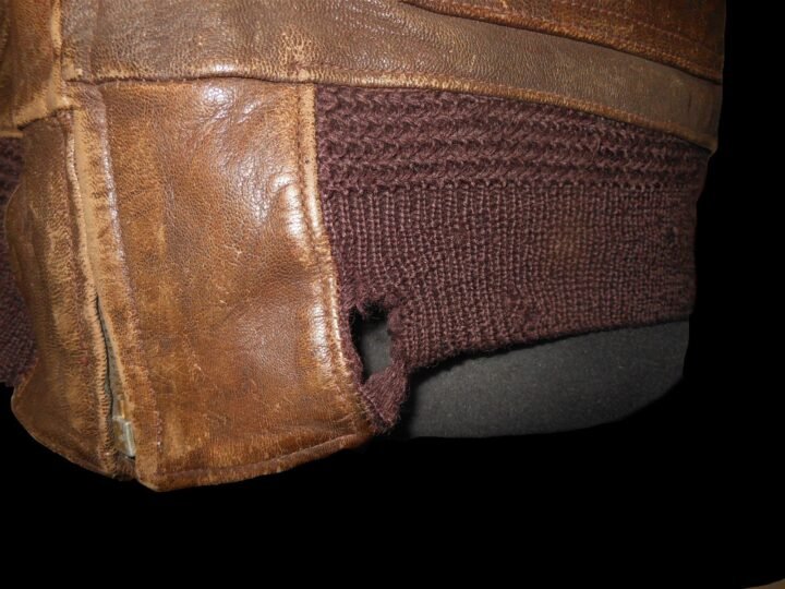 WW2 US NAVY – AN-J-3A LEATHER PILOT FLIGHT JACKET – MONARCH – NAMED – VERY NICE! — image 8