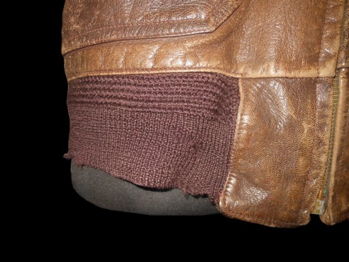 WW2 US NAVY – AN-J-3A LEATHER PILOT FLIGHT JACKET – MONARCH – NAMED – VERY NICE! — image 9