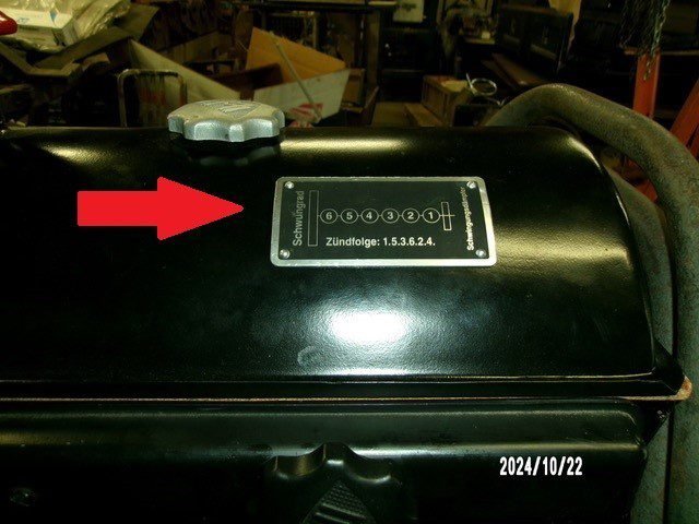 WW2 German Wehrmacht – ENGINE VALVE COVER DATA PLATE – MAYBACH HL42 – RARE! — image 8
