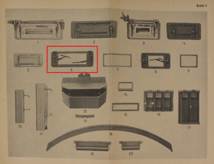 WW2 German Wehrmacht Schutzfenster – DRIVER VISION PORT – Sd.Kfz. 251 – NICE! — image 13
