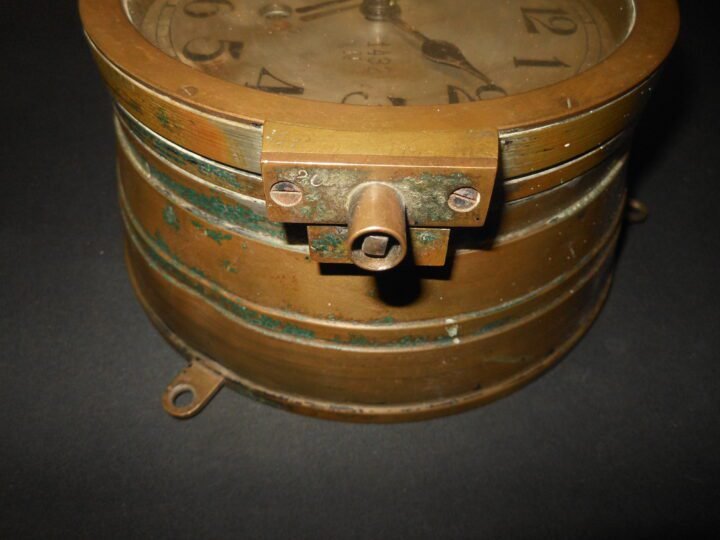 WW2 German Kriegsmarine Kieninger & Obergfell – U-BOAT & SHIP CLOCK – VERY NICE! — image 8
