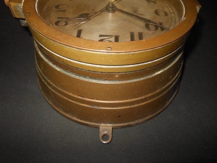 WW2 German Kriegsmarine Kieninger & Obergfell – U-BOAT & SHIP CLOCK – VERY NICE! — image 9