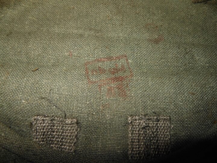 WW2 German Wehrmacht Gasplanentasche – GAS PROTECTION CAPE BAG – NICE! — image 4