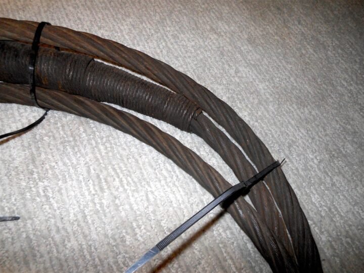 WW2 German Wehrmacht Abschleppseil – STEEL TOW CABLE – StuG Panzer III / IV — image 10