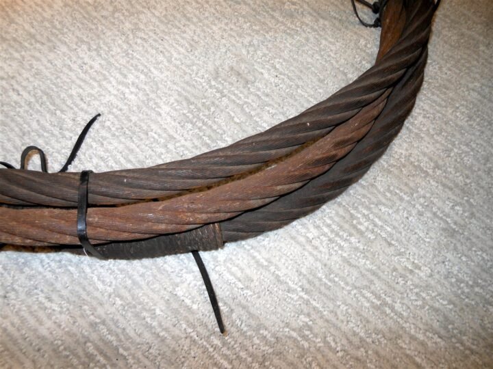 WW2 German Wehrmacht Abschleppseil – STEEL TOW CABLE – StuG Panzer III / IV — image 11