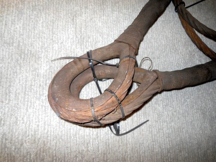 WW2 German Wehrmacht Abschleppseil – STEEL TOW CABLE – StuG Panzer III / IV — image 2