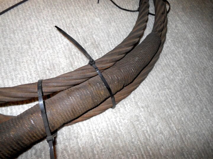 WW2 German Wehrmacht Abschleppseil – STEEL TOW CABLE – StuG Panzer III / IV — image 4